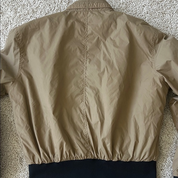 Members Only Khaki Bomber Jacket with Black Accents - Picture 6 of 6